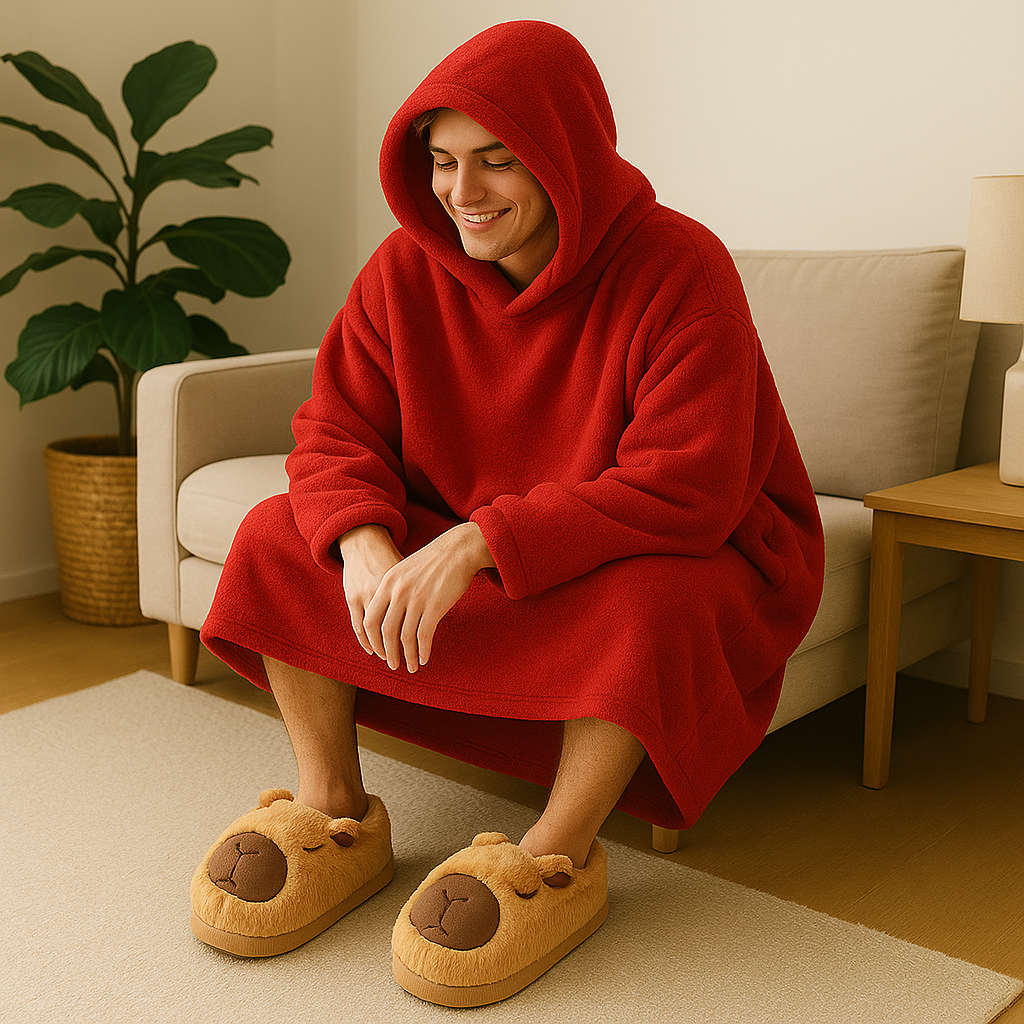 🔥 COMBO INVERNAL ⏰  : Buzo Manta + Pantuflones Capibara + Medias Térmicas Regalo (ULTIMO STOCK)