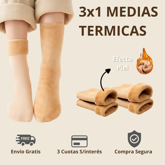Oferta: 3x1 Medias Softie Térmicas Invierno - Pies Calentitos